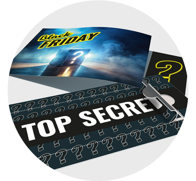 Black Friday Mailings als Marketing-Idee Marketing-Mystery-Kampagne