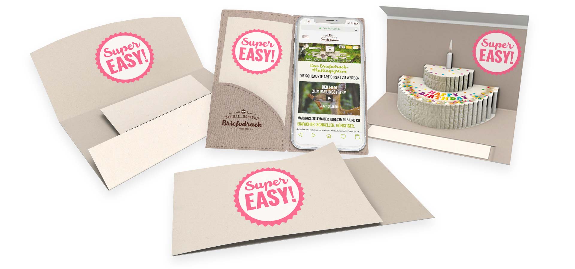 Einsteiger-Mailings mit "Super Easy" Label