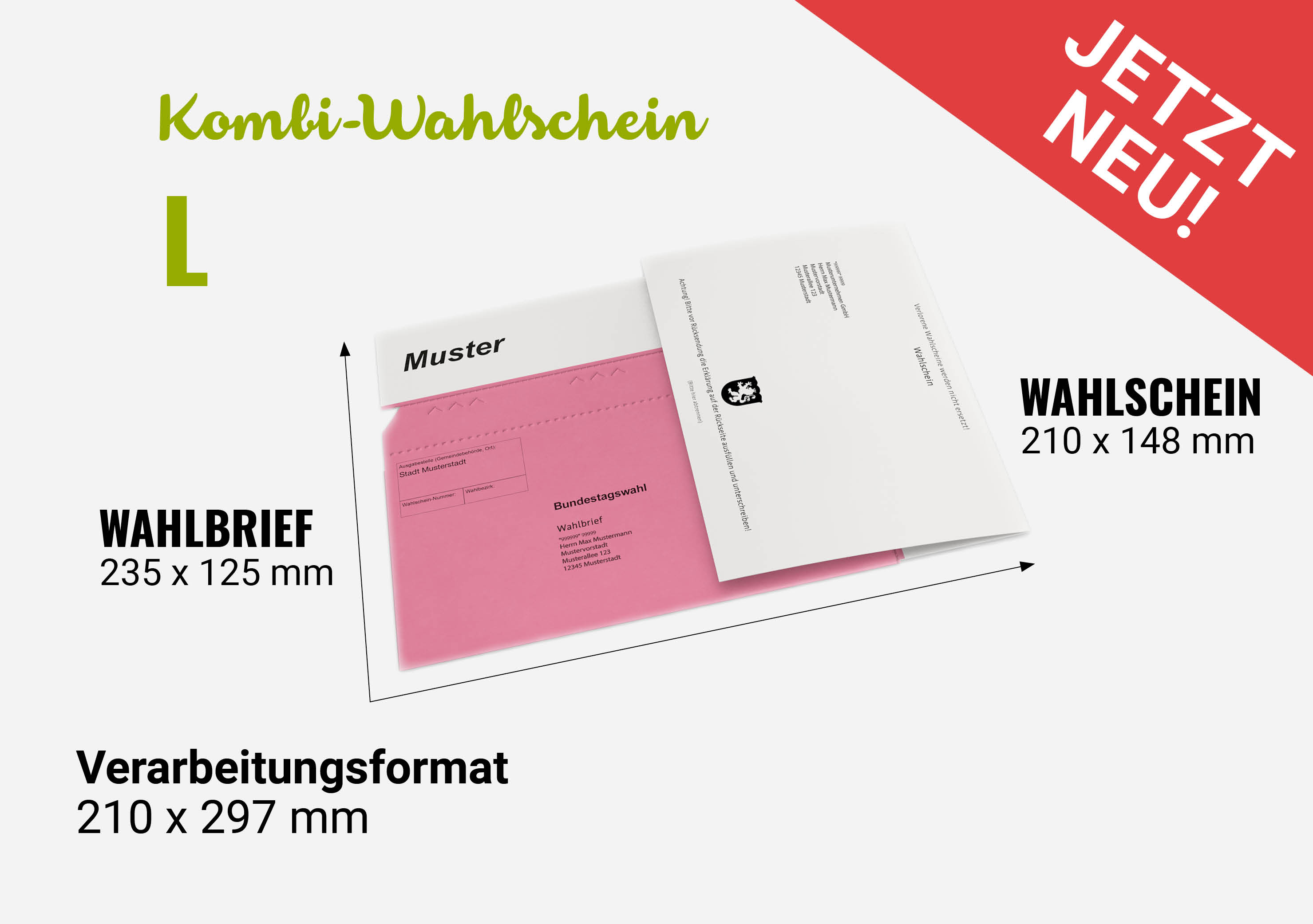 Kombi-Wahlschein L - Jetzt neu