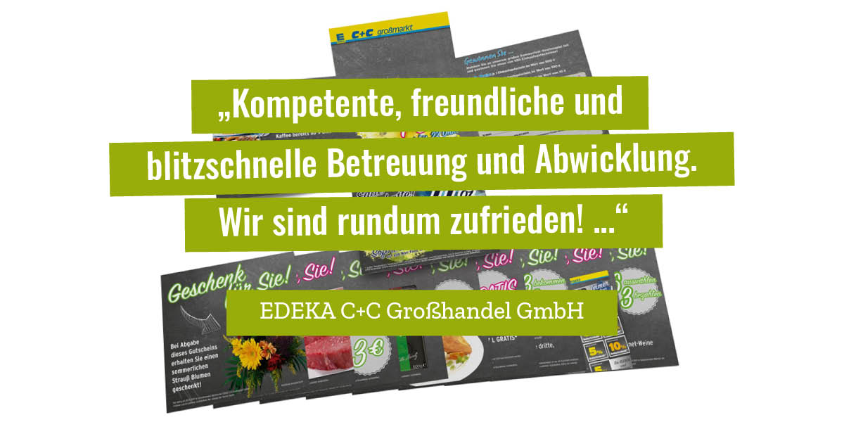 Kundenmeinung: „Kompetente, freundliche und blitzschnelle Betreuung und Abwicklung. Wir sind rundum zufrieden! ...“